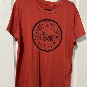 Terra-cotta Graphic T-Shirt